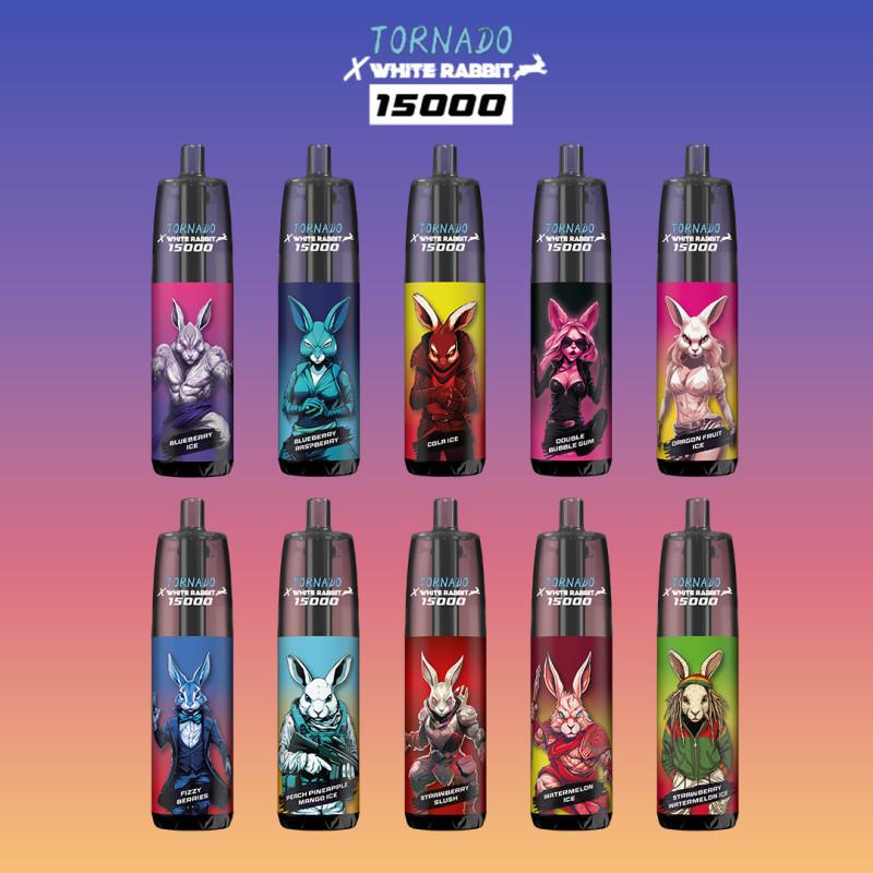 Tornado X White Rabbit 15000 puffs : la puff tendance à Toulouse