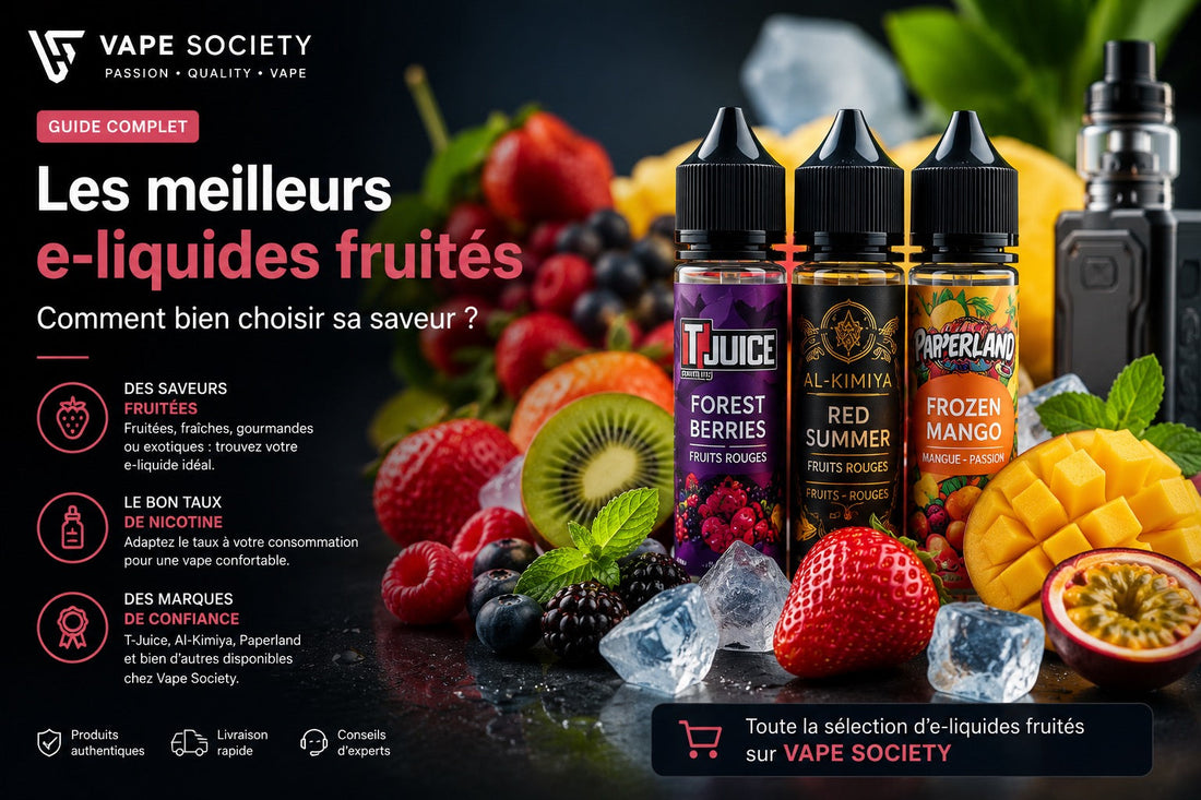 E liquide fruité vape society