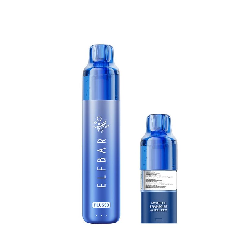 Elfbar Plus 30 - Kit - Myrtille Framboise Acidulée