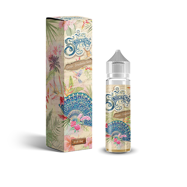 Cassis - Framboise Bleue 50ml - Singularités - 0mg