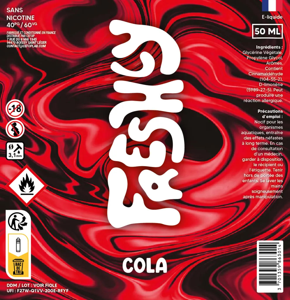 Freshly 50ml - Cola