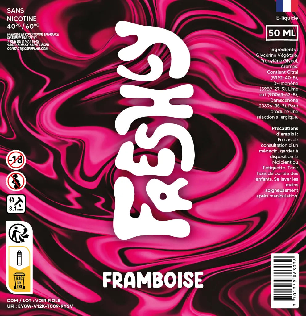 Freshly 50ml - Framboise