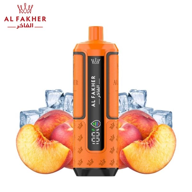 PUFF CROWN BAR 30K 2X10ML HYPERMAX ADVANCED - AL FAKHER - PEACH ICE
