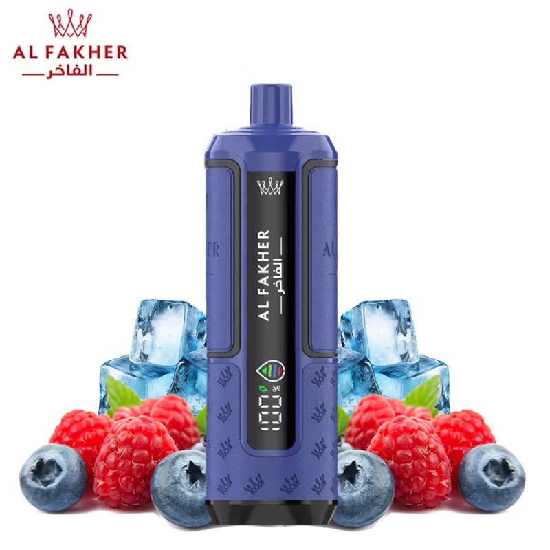 PUFF CROWN BAR 30K 2X10ML HYPERMAX ADVANCED - AL FAKHER - BERRY ICE