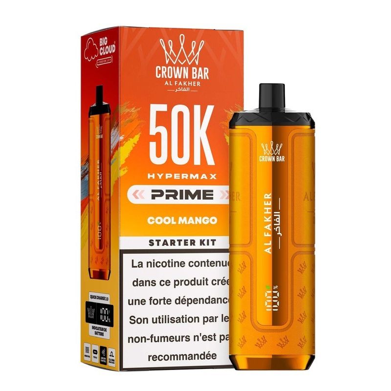 Hyper Max Prime 50K - Al Fakher - Cool Mango
