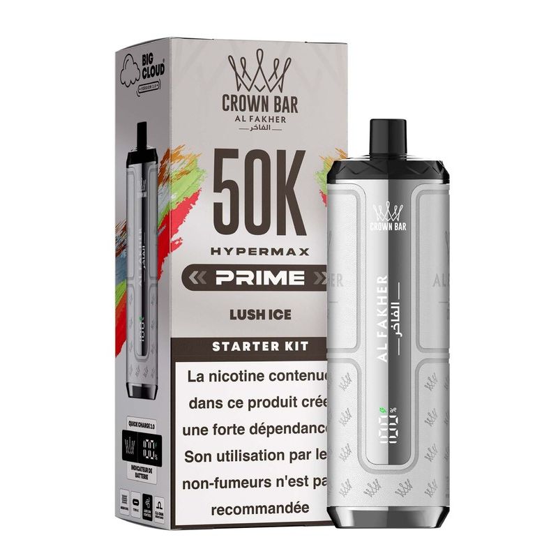 Hyper Max Prime 50K - Al Fakher - Lush Ice