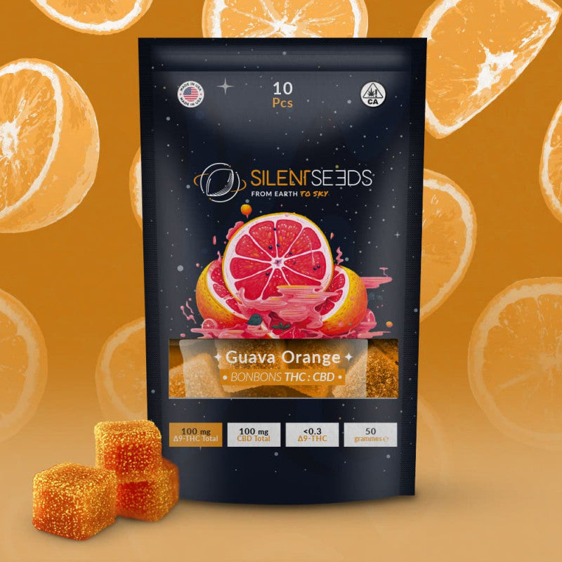 Gummies Delta 9 - THC - CBD - Guava Orange