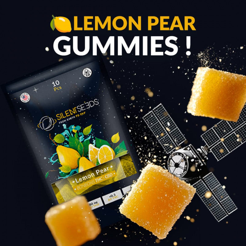 Gummies Delta 9 - THC - CBD - Lemon Pear